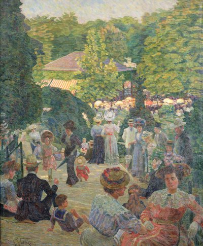 Le Parc de Monsouris, View Towards the Bandstand by Ludovic Vallee